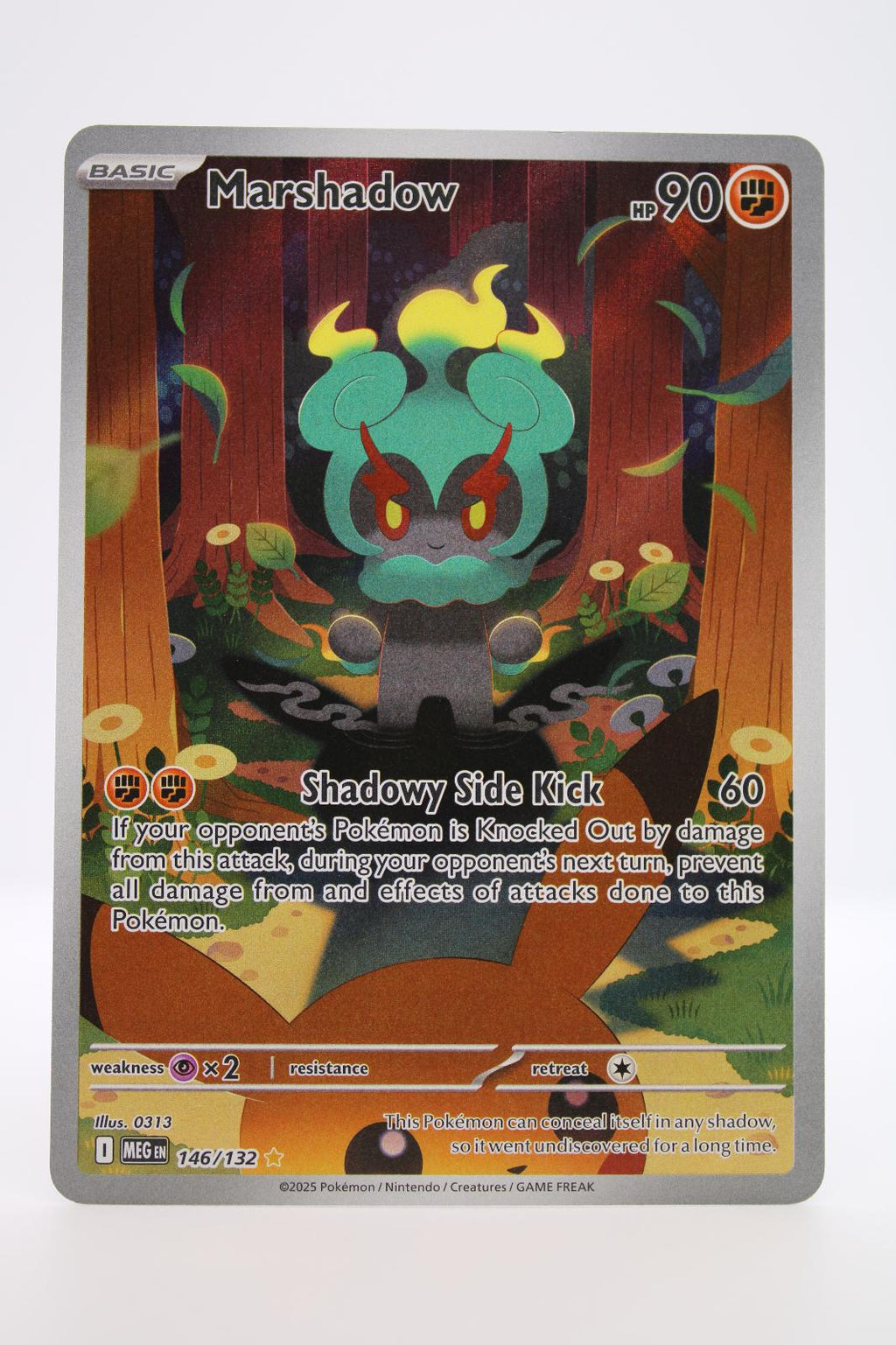 MARSHADOW 146/132 ILLUSTRATION RARE MEGA EVOLUTION POKEMON NM