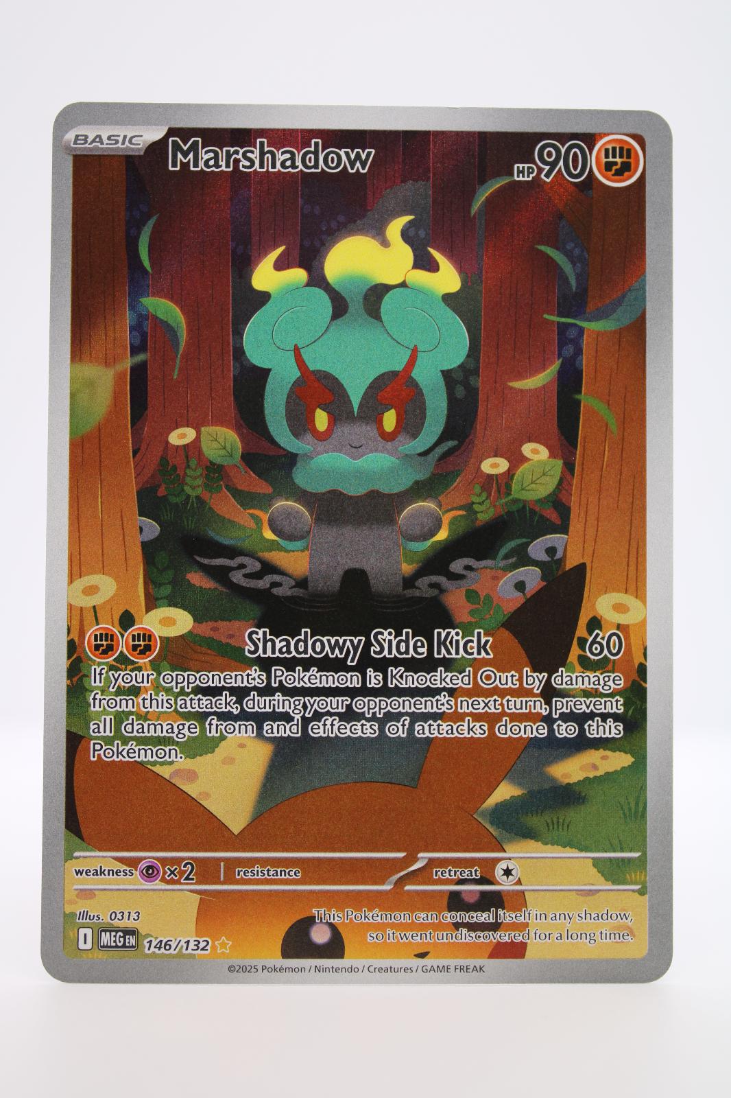 MARSHADOW 146/132 ILLUSTRATION RARE MEGA EVOLUTION POKEMON NM