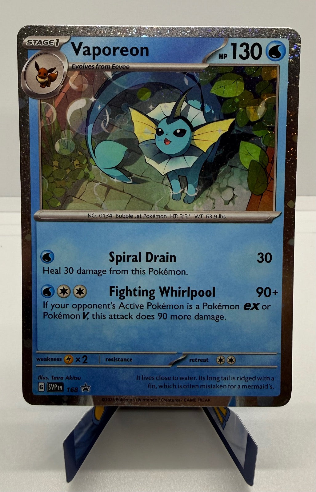 VAPOREON (COSMOS HOLO) 168 HOLO PROMO SCARLET & VIOLET PROMO POKEMON NM