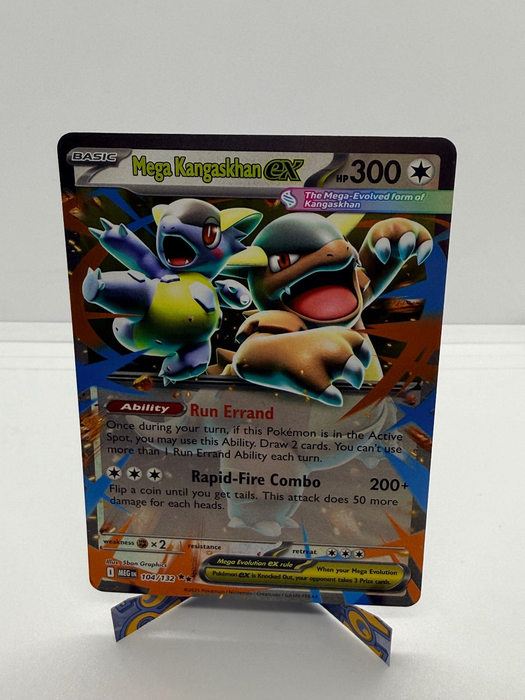 MEGA KANGASKHAN EX 104/132 DOUBLE RARE MEGA EVOLUTION POKEMON NM