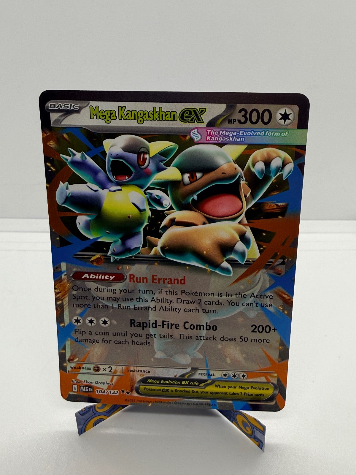 MEGA KANGASKHAN EX 104/132 DOUBLE RARE MEGA EVOLUTION POKEMON NM