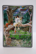 MEOWTH 106/094 ILLUSTRATION RARE PHANTASMAL FLAMES POKEMON NM