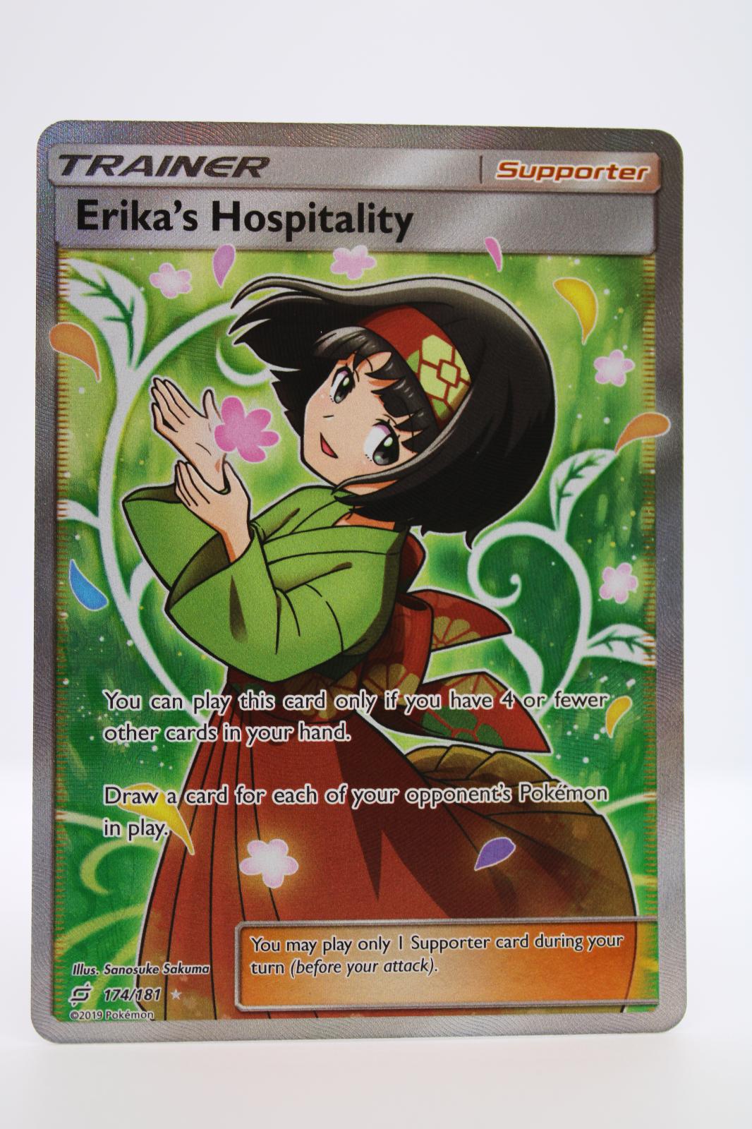 ERIKA'S HOSPITALITY 174/181 ULTRA RARE TEAM UP POKEMON NM