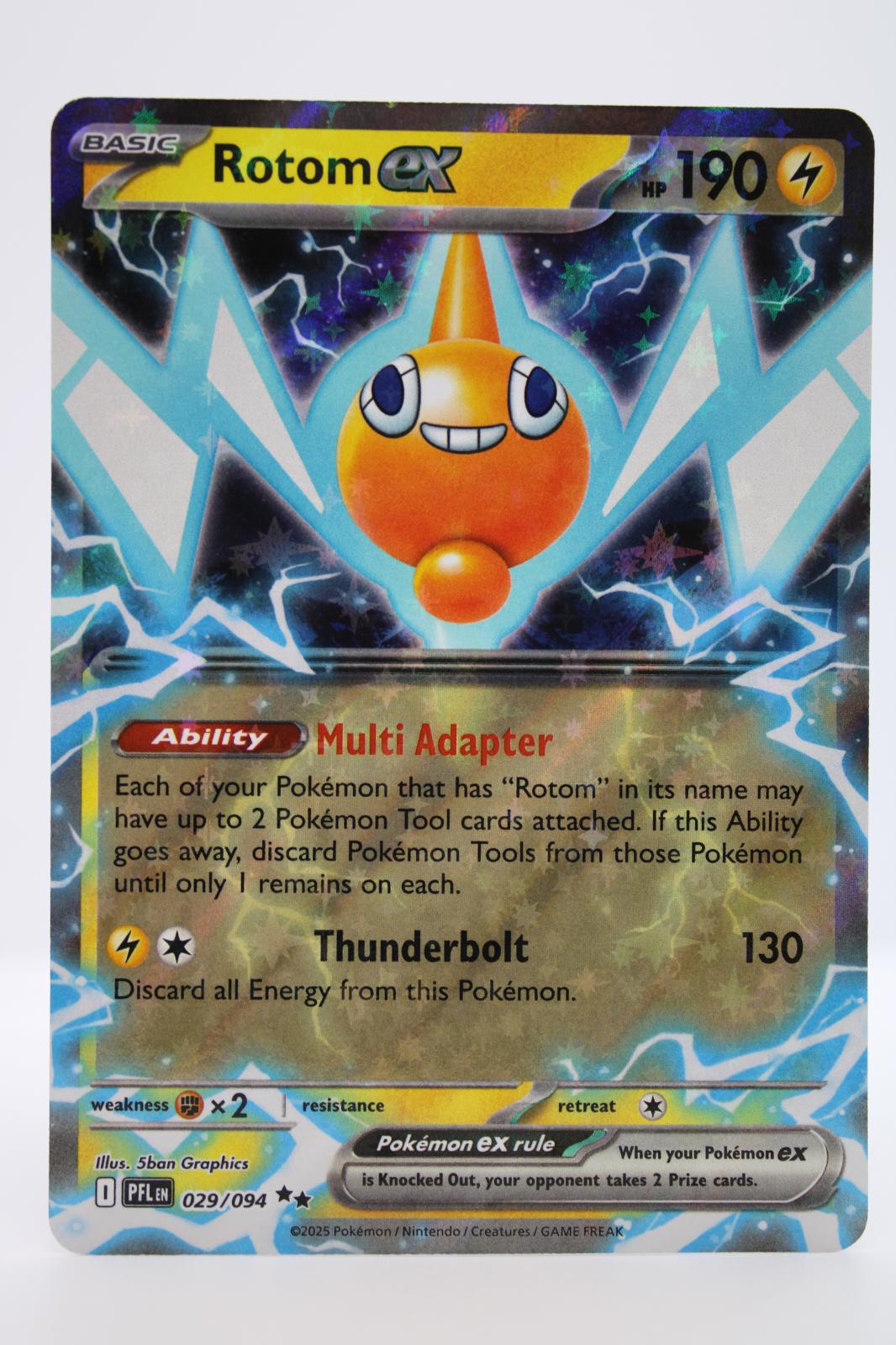 ROTOM EX 029/094 DOUBLE RARE PHANTASMAL FLAMES POKEMON NM