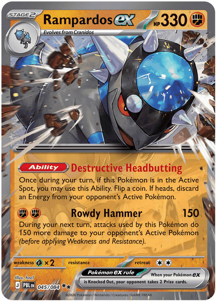 Rampardos ex - 045/084