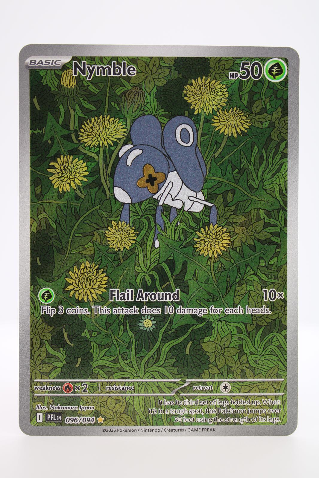 NYMBLE 096/094 ILLUSTRATION RARE PHANTASMAL FLAMES POKEMON NM