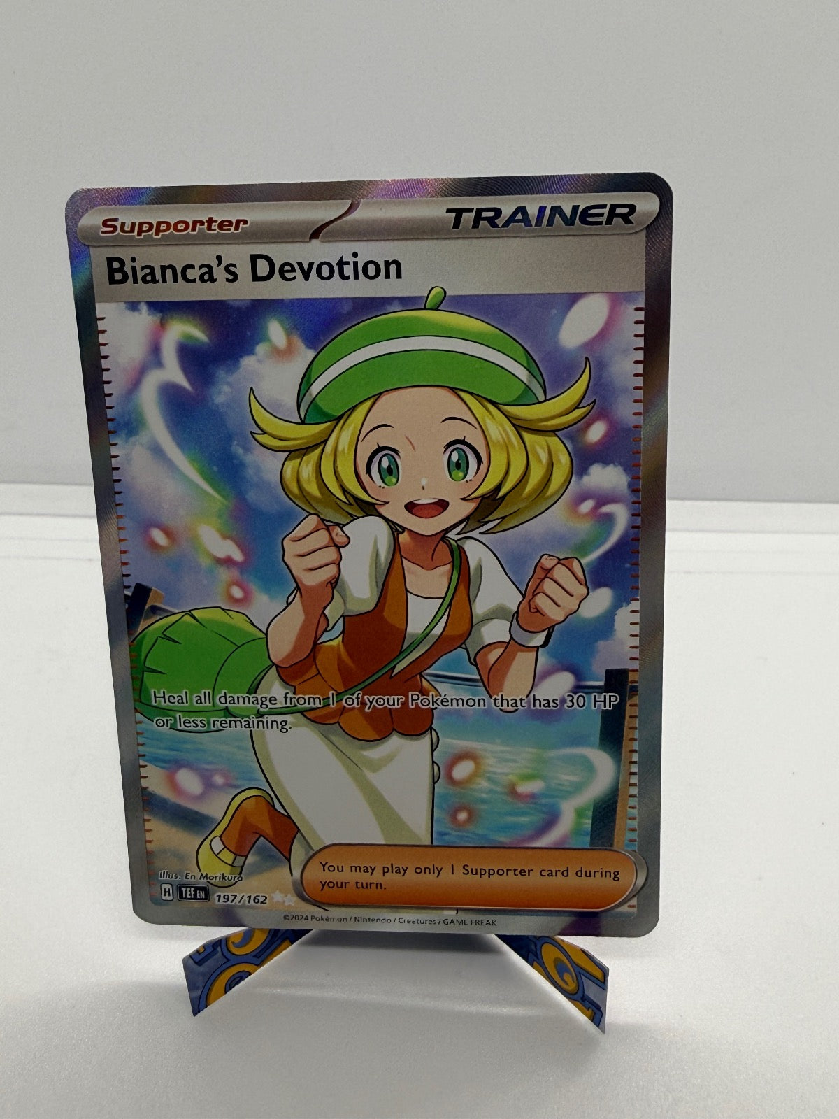 BIANCA'S DEVOTION 197/162 ULTRA RARE TEMPORAL FORCES POKEMON NM