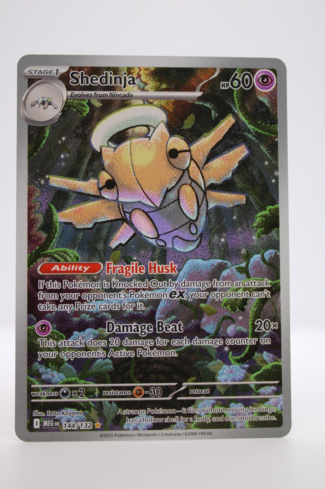 SHEDINJA 144/132 ILLUSTRATION RARE MEGA EVOLUTION POKEMON NM