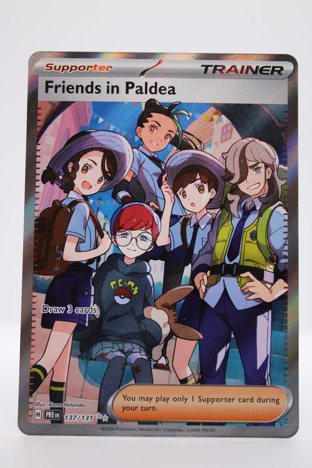 FRIENDS IN PALDEA 137/131 ULTRA RARE PRISMATIC EVOLUTIONS POKEMON NM