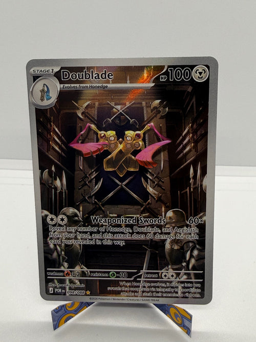 DOUBLADE 098/088 HOLO ILLUSTRATION RARE PERFECT ORDER POKEMON NM