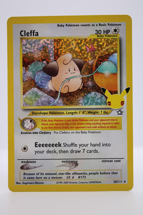 CLEFFA 20/111 CLASSIC COLLECTION CELEBRATIONS: CLASSIC COLLECTION POKEMON NM