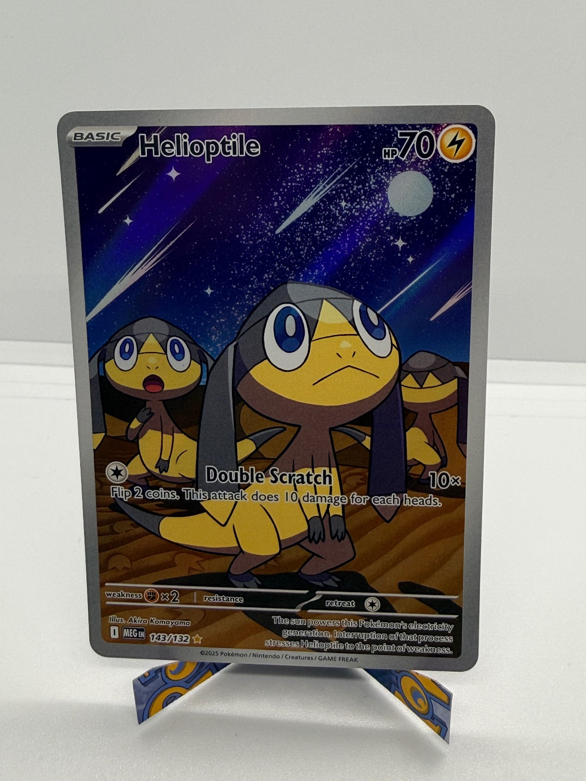HELIOPTILE 143/132 ILLUSTRATION RARE MEGA EVOLUTION POKEMON NM