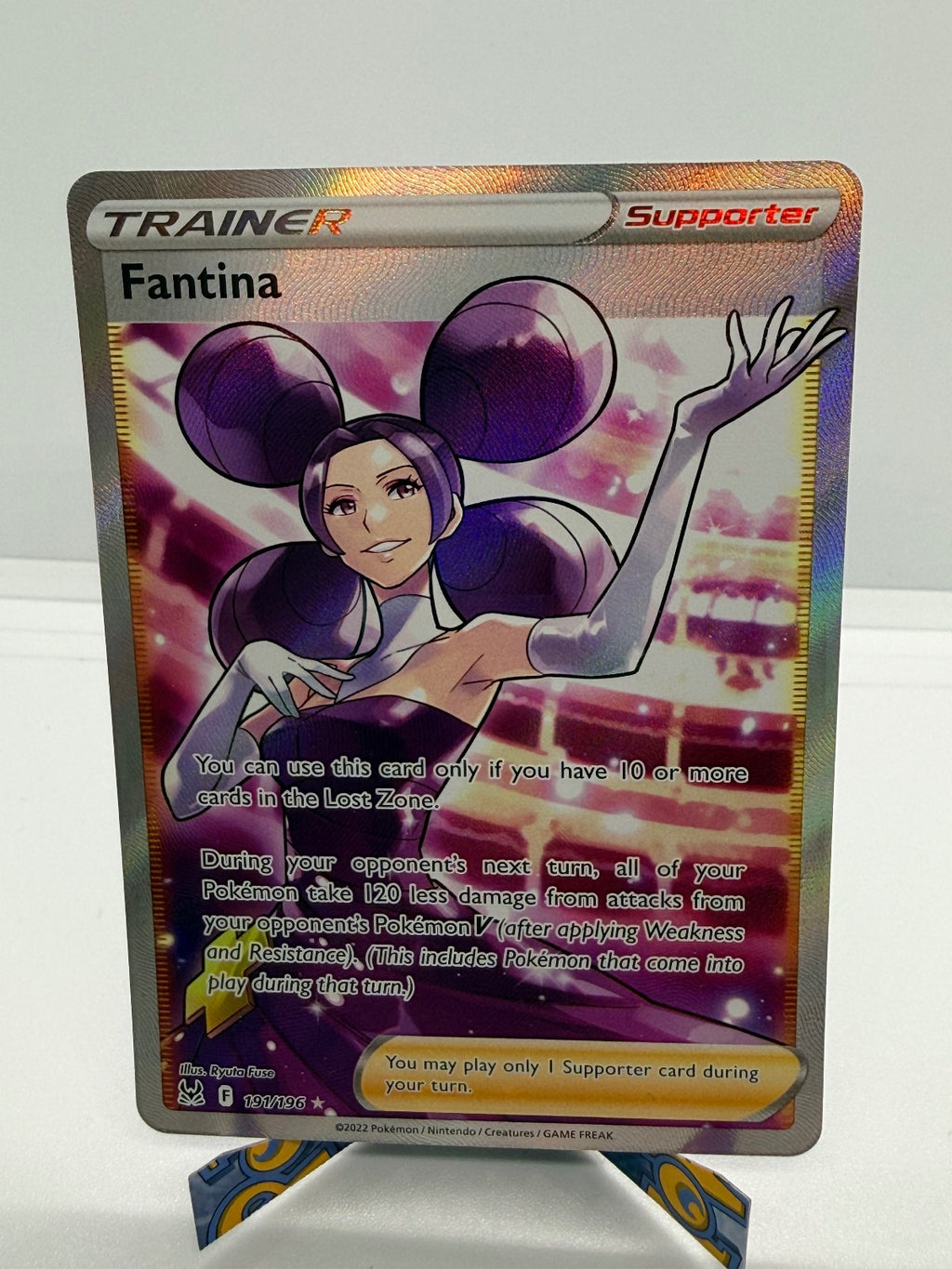 FANTINA 191/196 ULTRA RARE LOST ORIGIN POKEMON NM