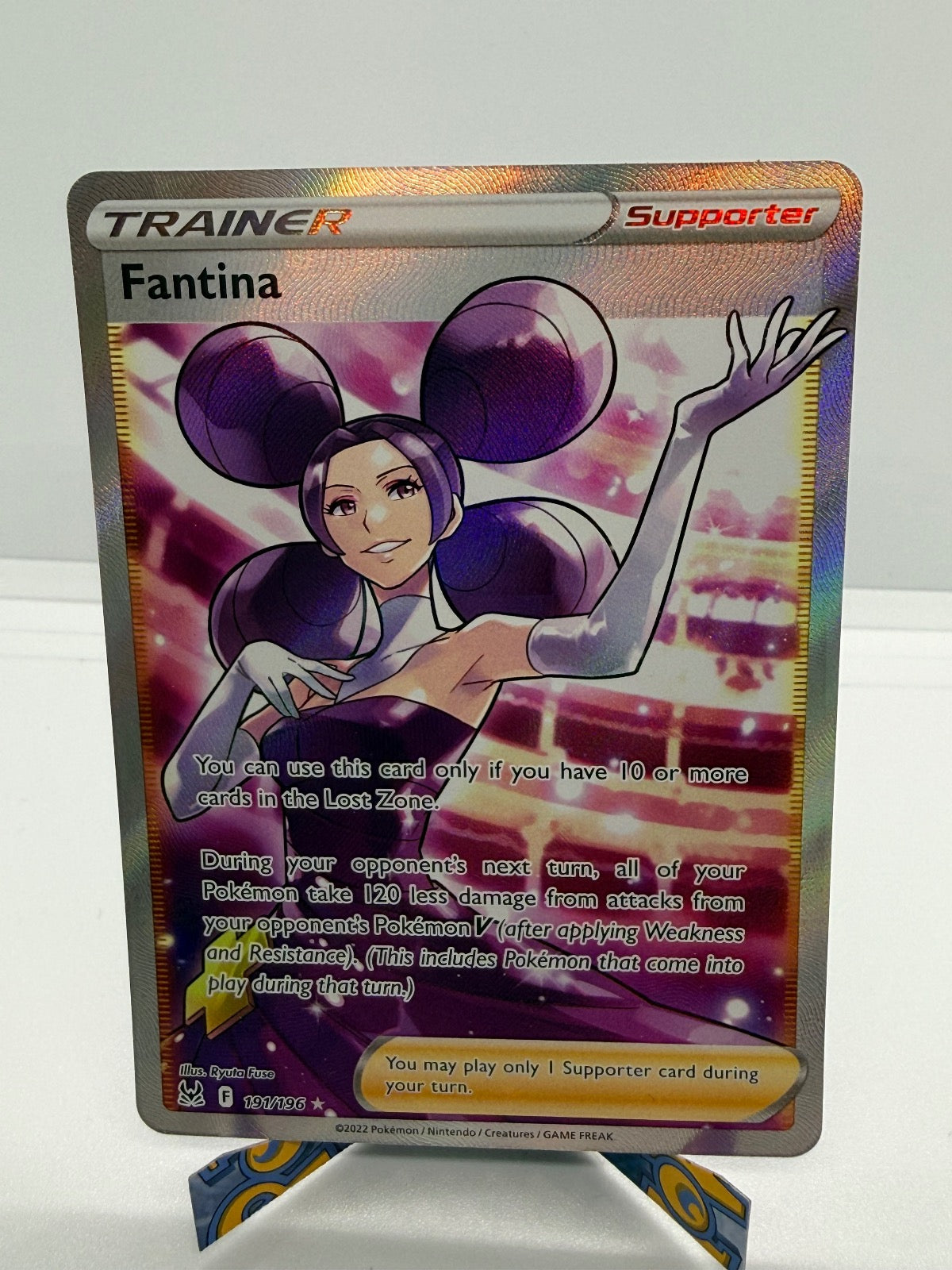FANTINA 191/196 ULTRA RARE LOST ORIGIN POKEMON NM
