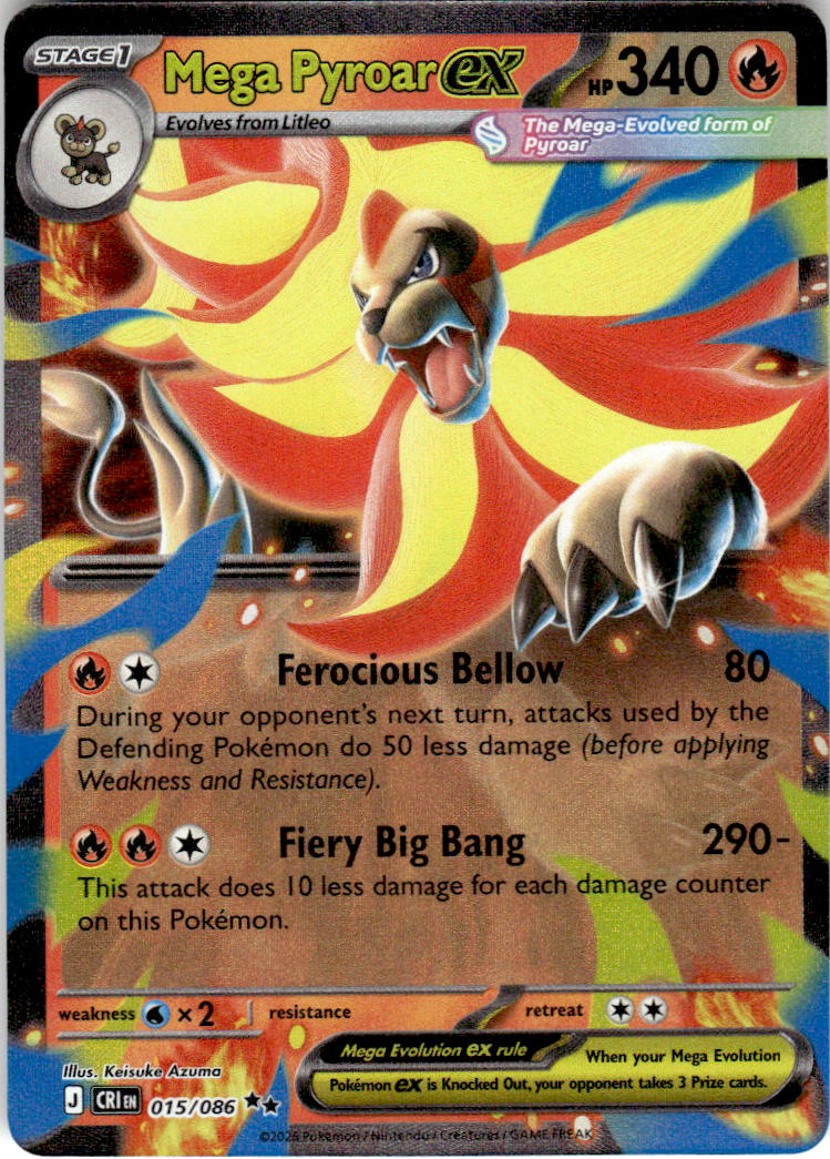 Mega Pyroar ex - 015/086